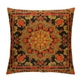 thumbnail image 1 of Nawypu Tribal Floral Throw&nbsp;Pillow&nbsp;Covers Geometric Flowers Pillow&nbsp;Covers Red Green Square Lattice Cushion&nbsp;Covers Exotic Persian Retro Bohemian Indian Abstract Grid Cushion Cases, 1 of 5