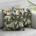 thumbnail image 1 of Awypu Tropic Exotic Trees And Animals Throw Pillow Cover,Parrot Zebra Monkey Tree Bird Flower Leaf Plant Summer Square Throw Pillow Cases,Throw Cushion Covers For Couch Sofa Bedroom,2 Pcs, 1 of 6