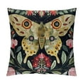 thumbnail image 1 of Awypu Tropical Flowers Butterfies Pillows Cover Nordic Style Throw Pillow Covers Moon Phase Pillowcase Set of  Cushion Case BohTropical Leaves Pillow for Couch Sofa Home Office Butterfly Gift, 1 of 5