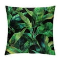 thumbnail image 1 of Nawypu  Tropical Green Leaves Pillow Covers 18x18 Palm Leaf Decorative Pillow Cases for Sofa Couch Home Decor, 1 of 5