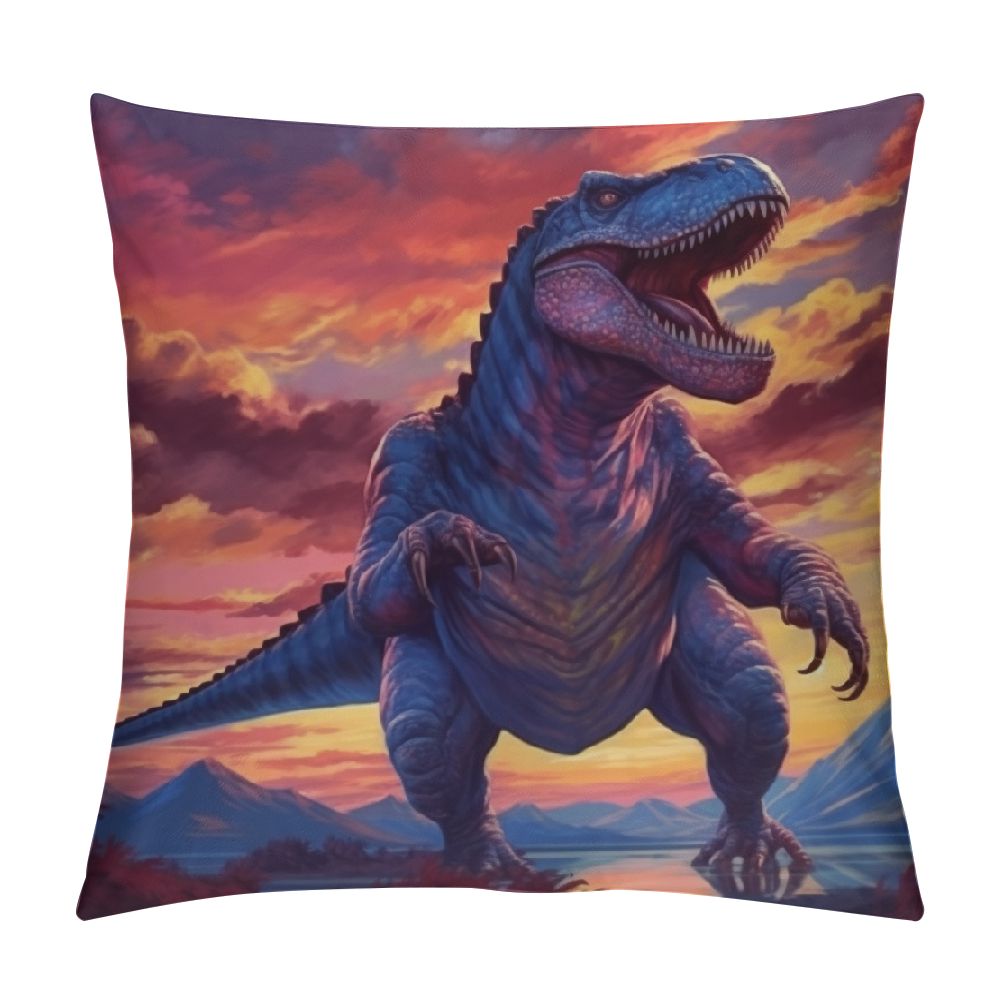 Erosebridal Dinosaur Comforter Set – Twin Size, Green Brachiosaurus Design, Includes Comforter & Pillowcase, Kawaii Kids Bedding