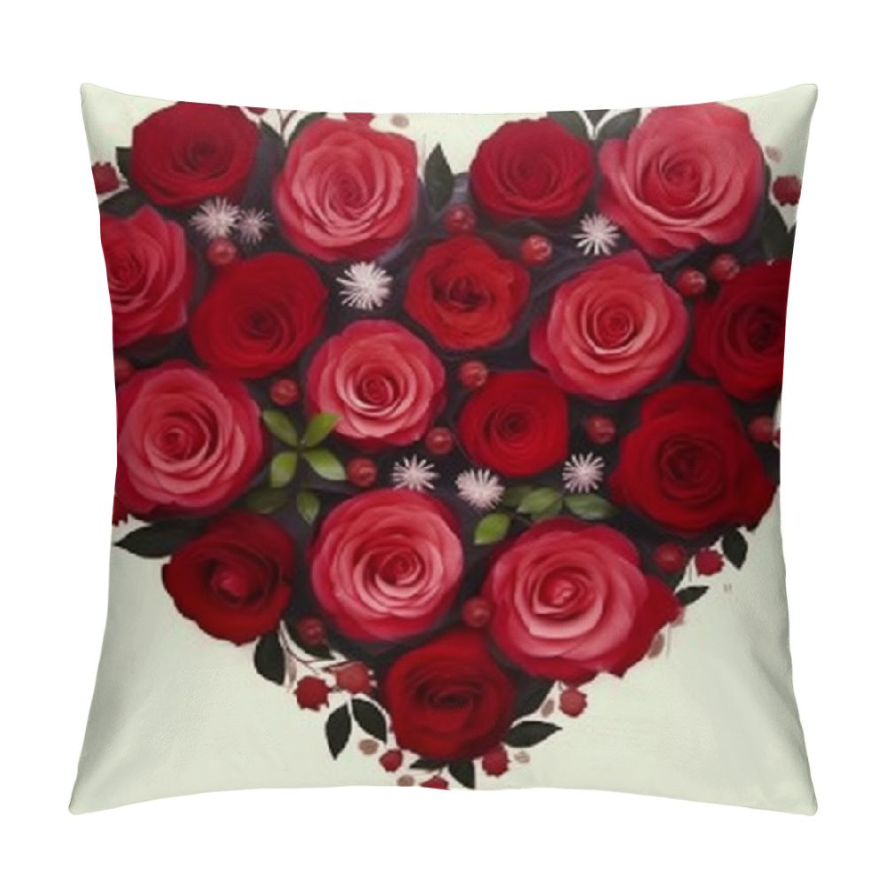 Nawypu Valentines Day Pillow Covers Valentines Day Decor for Home Red