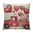 thumbnail image 1 of Nawypu Valentines Day Pillow Covers Love Heart Truck Red Valentine Pillows Decorative Throw Pillows Valentines Day Decor for Sofa Couch Home Valentine's Day Decorations, 1 of 5