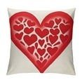 thumbnail image 1 of Nawypu Valentines Day Pillow Covers Pink Heart Love Valentines Day Pillows Winter Holiday Lumbar Pillow Covers Outdoor Pillowcase for Home Decor, 1 of 5