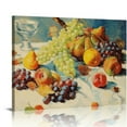 thumbnail image 1 of Nawypu Van Gogh Prints - Grapes,Lemons,Pears And Apples Poster - Impressionism Canvas Wall Art - Still Life Fruit Oil Painting Print for Kitchen, 1 of 4