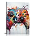 thumbnail image 1 of Nawypu Video Game Watercolor Poster Canvas Wall Art for Home/Gaming Room/Boys Room Decor - Gaming Canvas Print Wall Art Painting Ready to Hang Gifts - Easel &amp; Hanging Hook, 1 of 4