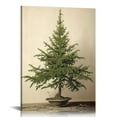 thumbnail image 1 of Nawypu  Vintage Christmas Tree Wall Art Retro Winter Pine Botanical Aesthetic Pictures Prints Neutral Winter Room Wall Decor Canvas Posters Farmhouse Holiday Wall Decor, 1 of 5