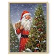 thumbnail image 1 of Nawypu Vintage Merry Christmas Santa Claus Poster Picture Print Canvas Art Modern Home Living Room Bedroom Office Decor Painting Gift Framed, 1 of 4
