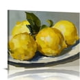 thumbnail image 1 of Awypu Vintage Still Life Wall Art - Antique Art Prints for Home Decor - Rustic Farmhouse Botanical Floral Wall Decoration for Kitchen, Dining Room - Ready to Frame (Classic Lemons), 1 of 5
