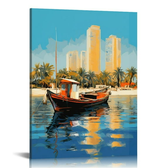 Nawypu Vintage Travel Poster Poster Decor Painting Canvas Wall Art Living Room Poster Bedroom