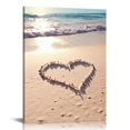 thumbnail image 1 of Nawypu  Wall Art Canvas Prints Beach Picture Painting Modern Wall Artwork Framed for Gifts Bathroom Home Kitchen Office Decor, 1 of 4