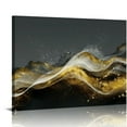 thumbnail image 1 of Nawypu Wall Art Modern light Luxury Abstract Gold ink Landscape Canvas Wall Art for Living Room and Bedroom, Color Pictures, Artwork Home Decor Canvas Print Wall Decor Ready to Hang,, 1 of 5