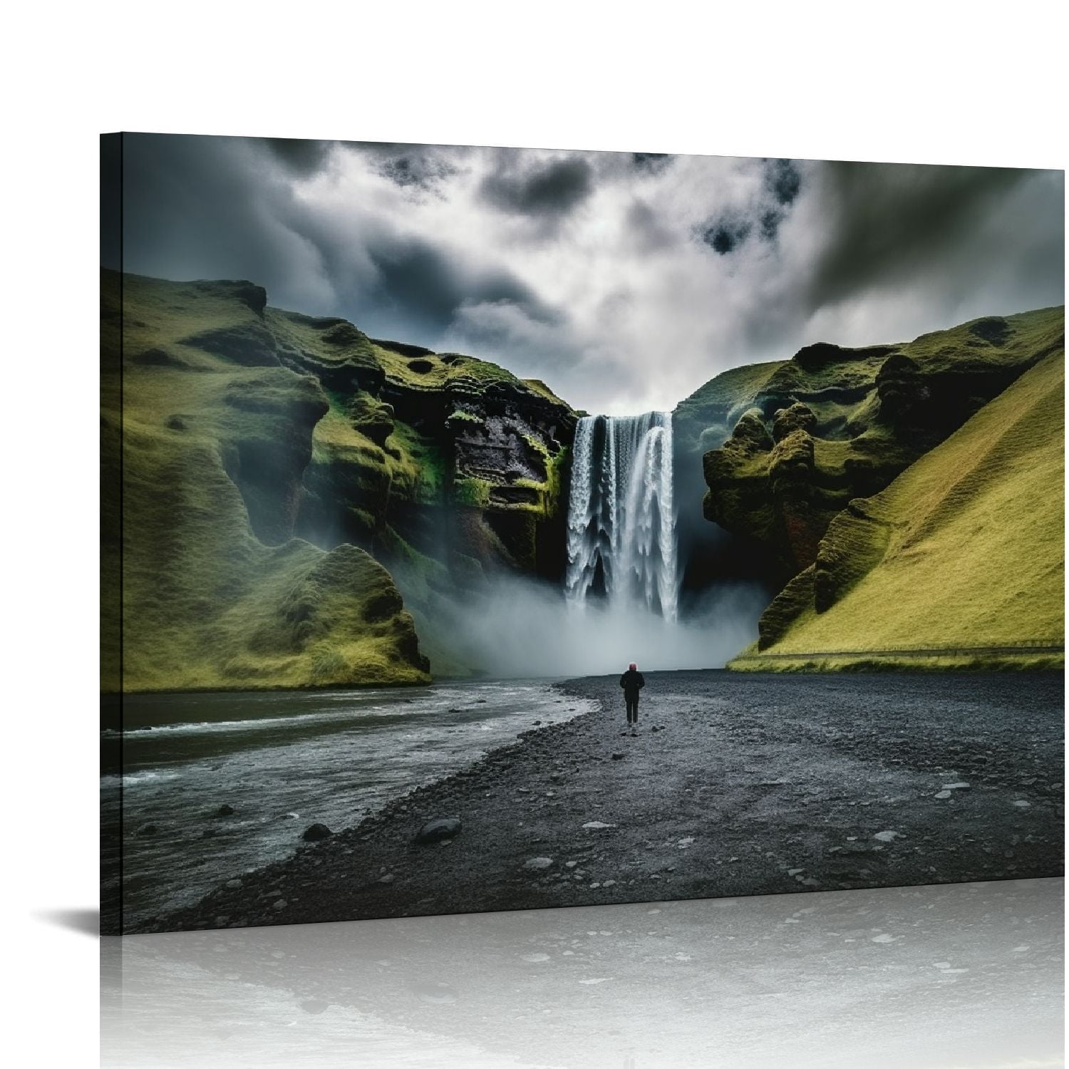 Nawypu Wall Art Norway Iceland Poster Canvas Pictures Decor Prints ...