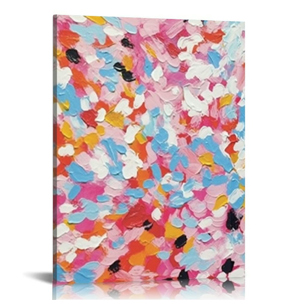 Nawypu Wall Art for Living Room Flowers Pink Wall Decor Canvas