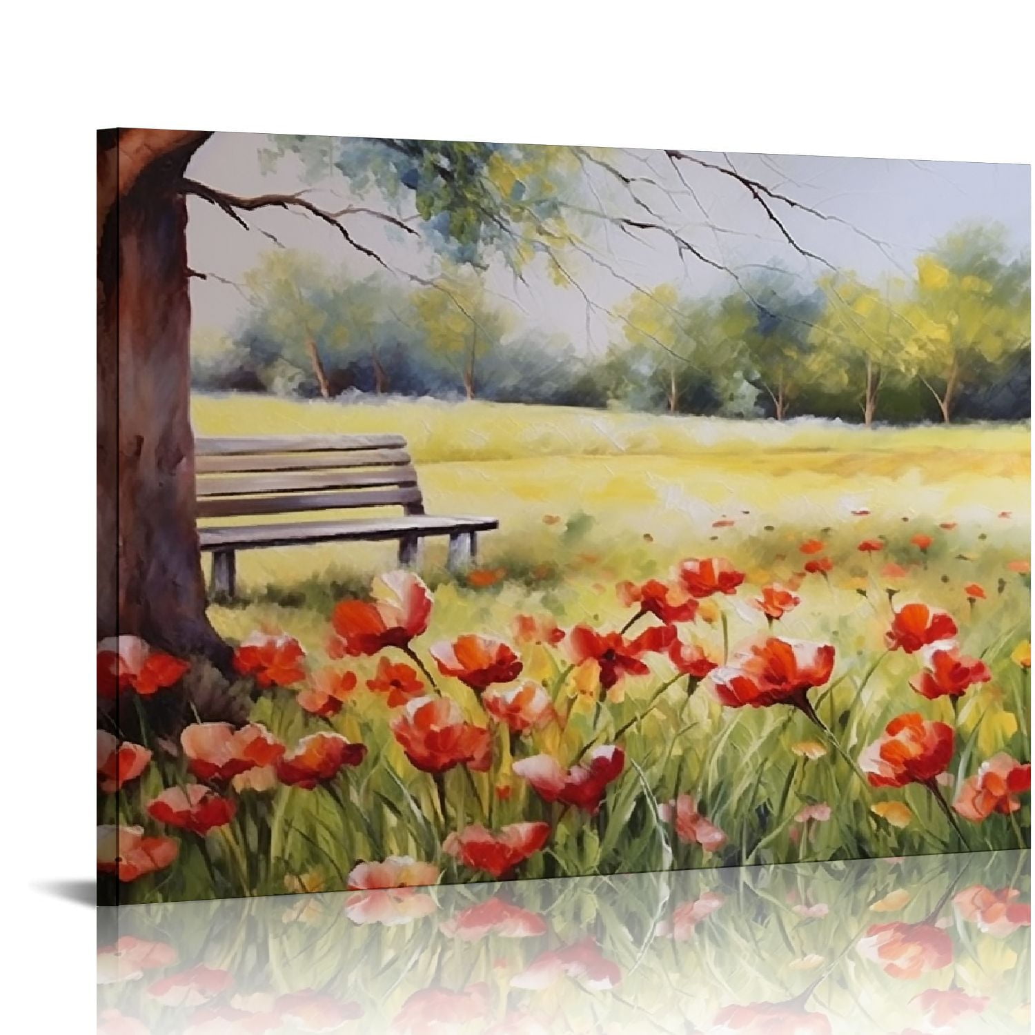 Nawypu Wall Art for Living room wall decor large wall art green tree