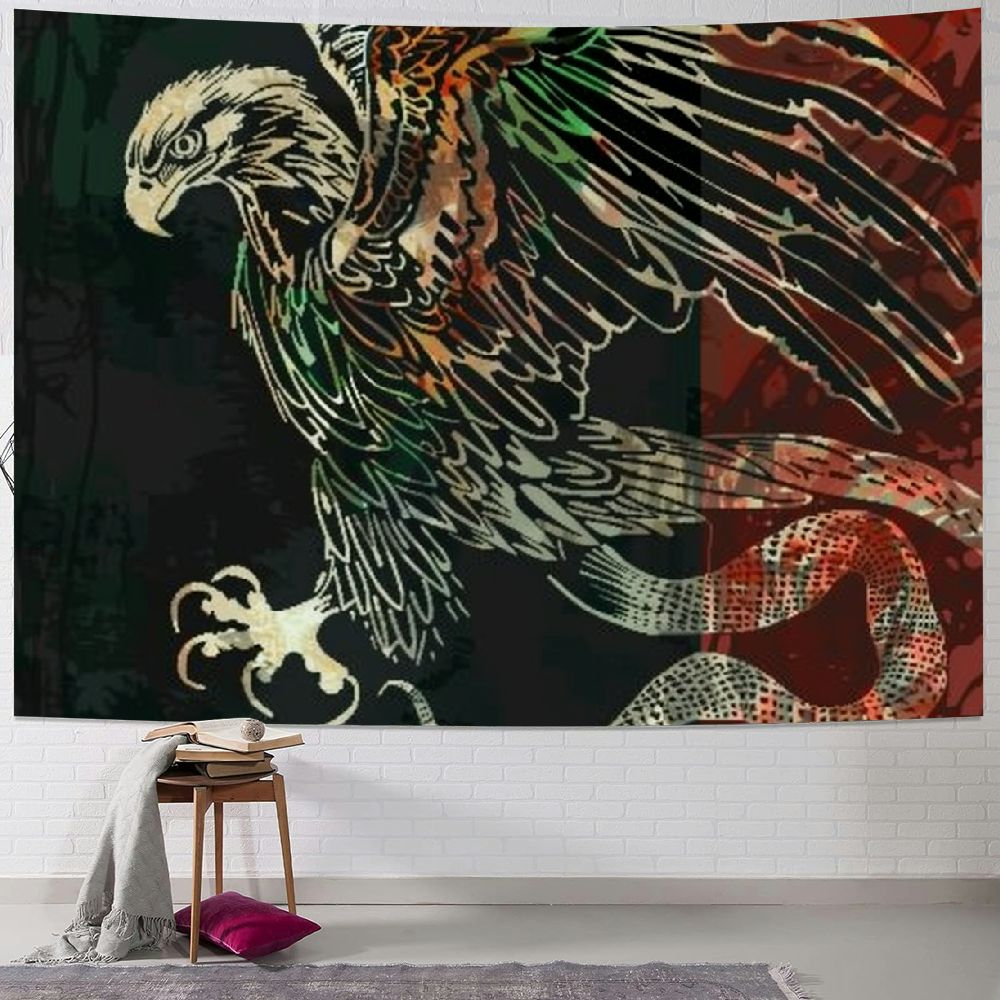 Nawypu Wall Decoration Tapestry-Mexican Eagle Tapestry Wall Hanging