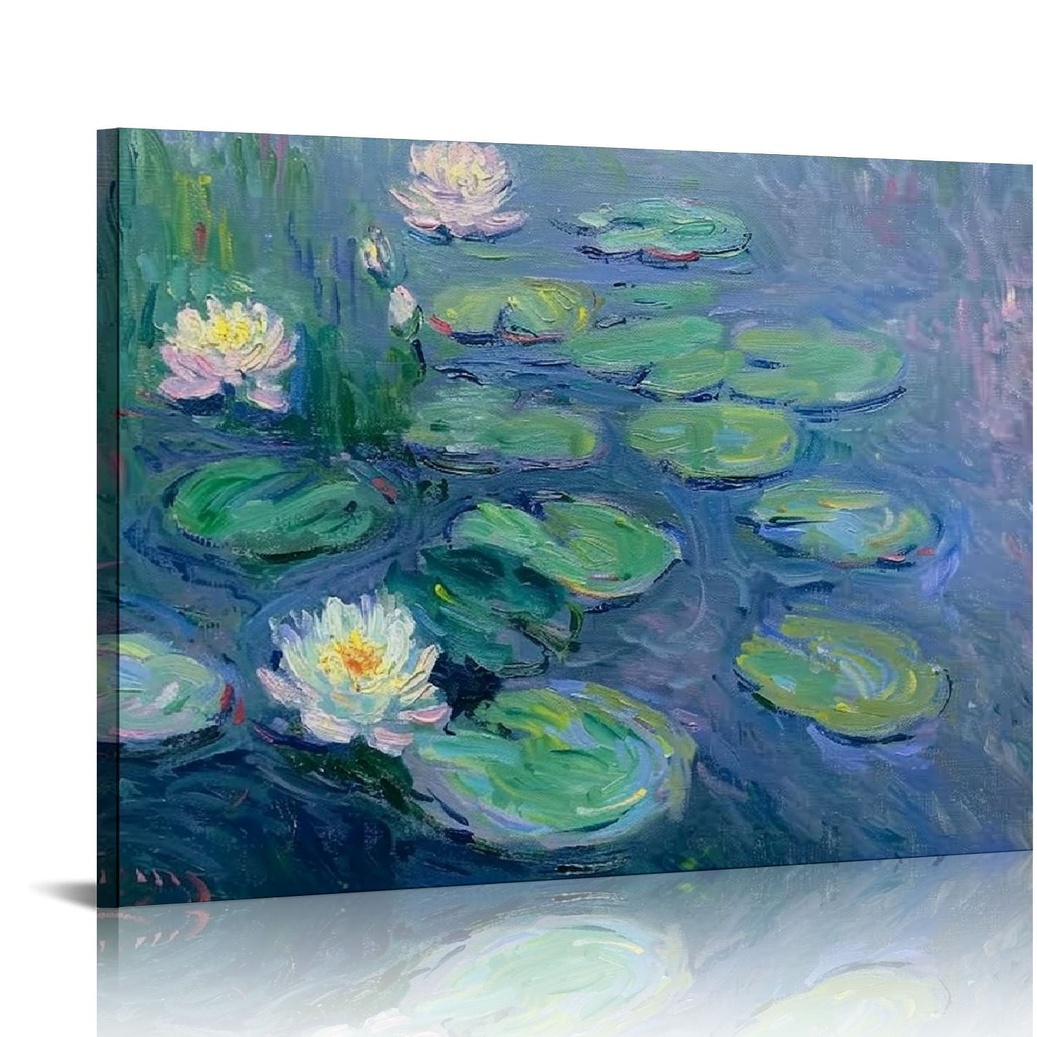Nawypu Water Lilies Canvas Prints Wall Art of Claude Monet Famous ...