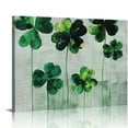 thumbnail image 1 of Nawypu Watercolor Clover, Grass, Spring, St Patrick, Digital watercolor, St Patrick's Day, Modern Decor Canvas, Wall Art, 1 of 5