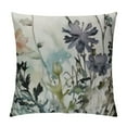 thumbnail image 1 of Nawypu  Watercolor Throw Pillow Covers Ink Art Style Flower Branches Decorative Pillow Covers Vintage Soft Square Cushion Cases for Home Sofa Living Room Bedroom Outdoor, 1 of 5