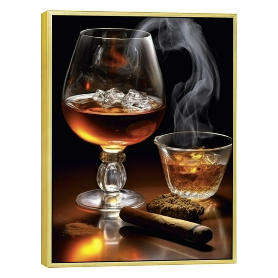 Nawypu Whiskey Picture Painting Decorative Poster - Home Wall Canvas Print Art Deco Aesthetic Canvas Painting Posters And Prints Wall Art Pictures for Living Room Bedroom Decor
