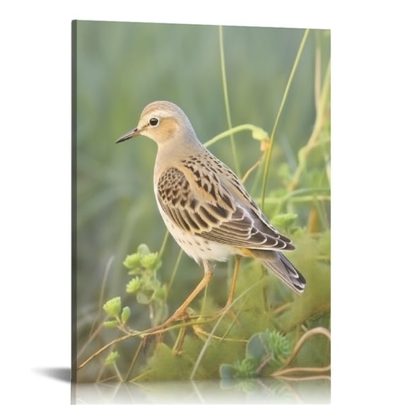 Nawypu Wildlife Prettier Buff Breasted Sandpiper Room Aesthetics Posters Canvas Posters Bedroom Decoration Sports Office Decoration Gifts Wall Art Decoration Printing Poster
