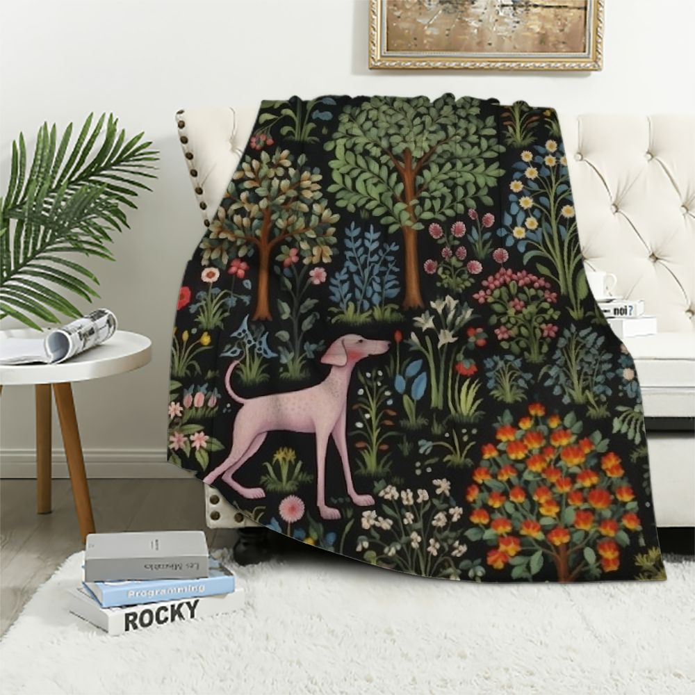 Vintage Italy Map Fleece Throw Blanket – Soft Flannel Plush Blanket For Couch, Bed, Decor