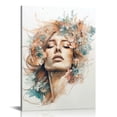 thumbnail image 1 of Nawypu Woman Graffiti Canvas Painting Pop Art Street Art Abstract Colorful Graffiti Print Picture Wall Decor for Living Room Canvas Framed Wall Artwork Modern Home Decor Ready to Hang, 1 of 4