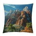 thumbnail image 1 of Nawypu  Zion National Park Utah Crag Throw Pillow Cover USA Pillow Cases Gift for Traveler Friends Pillows Nursery Decor Modern Linen Sofa Pillow Cover for Sofa Chair Car, 1 of 5
