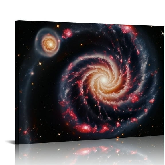 Nawypu 's Universe New Image Cartwheel Galaxy Galaxy Image Poster Canvas Wall Art Decor EMXEE