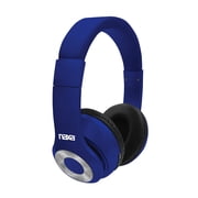 Naxa Bluetooth Noise-Canceling Over-Ear Headphones, Blue, NE-965-BLU