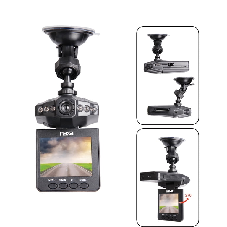 Naxa Electronics NCV-6001 Portable HD Video Dash Cam