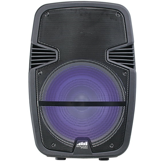 Naxa Electronics NDS-1517 Portable Bluetooth Party Speaker with Disco Light, 15-inch, Black, Portable Party Speaker
