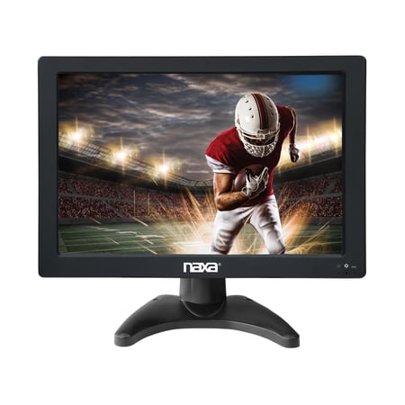 Naxa Electronics NT-1300 Portable 13.3'' TV and Digital Multimedia Player with Built-in ATSC Tuner for Over-The-Air HD TV, USB Support, Rechargeable Lithium Battery, AC Power, and DC Car Cord, Black