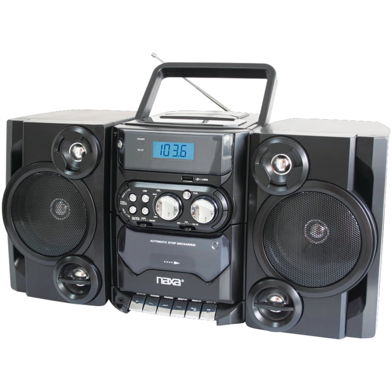 Naxa Npb428 Portable Mp3/cd Player With Am/fm Radio & Detachable