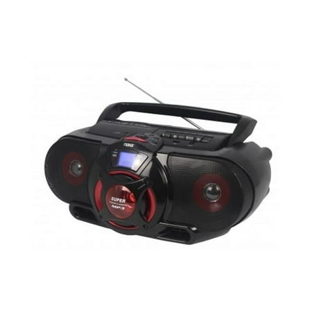Naxa Portable Bluetooth CD & MP3 USB AM & FM Boombox