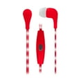 thumbnail image 1 of Naxa VECTOR Earphones with LED Cord - RED, 1 of 2