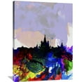 thumbnail image 1 of Naxart Studio  'Moscow Watercolor Skyline' Stretched Canvas Wall Art 48 x 36, 1 of 5