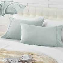 Naxoaeo Pillow Cases King Size-Egyptian Cotton Pillowcases -Organic Breathable Soft Cooling Cotton Pillow Covers for Hot Sleeper