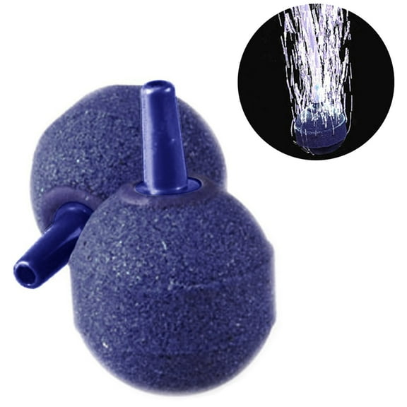 Naxoaeo 2pc Air Stones for Ponds, Aquarium Air Stones, Long Lasting Aerator Oxygen Diffuser Airstone, Air Pump Accessories for Aquariums, Fish Tanks, Hydroponics, Ponds and Reservoirs