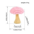 thumbnail image 1 of Naxoaeo 3D Creative Plush Mushroom Cute Sofa Car and Bed Cushions Throw Pillow Surprise Mushroom Pillow Floor Pillow Sofa Cushion Home Decoration Reading Pillow, 1 of 3