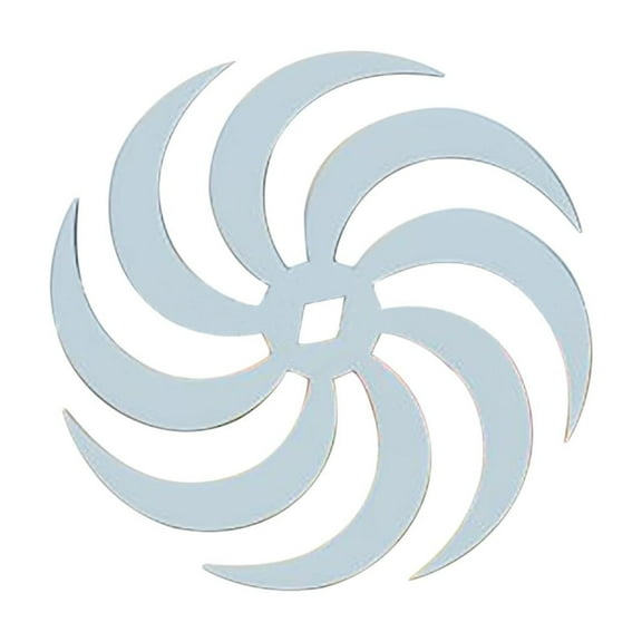 Naxoaeo Arc Quilting Ruler, Tablecloth Braided Twist Template Quilting, Acrylic Quilting Template Sewing Machine Ruler Patchwork Tool, Reusable Creative Sewing Ruler