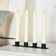 thumbnail image 1 of Naxoaeo Black Candlestick Holders Bulk Modern Taper Candle Stick Holder for Candlesticks and Tapered Candles Short Iron Candle Sticks Tapers Holder for Wedding Mantle Living Room Decor, 1 of 5