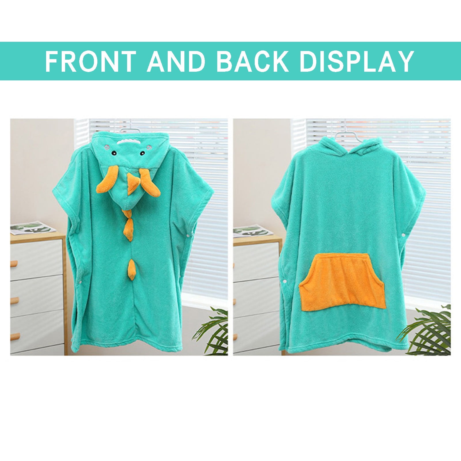 Naxoaeo Clearance Children Bath Towel Robe Kids Hooded Beach Swimming ...