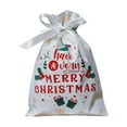 thumbnail image 1 of Naxoaeo Clearance Christmas Drawstring Bags, Christmas Gift Wrapping Bags Goody Bags, Christmas Foil Bags,Xmas Mylar Holiday Treat Bags Candy Bags Pouches,Christmas Party Favor Supplies Decoration, 1 of 7