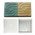 thumbnail image 1 of Naxoaeo Concrete mold DIY Flagstone Durable Mold Pavers Stone Patio Casting Concrete Garden Path Pavers for Garden Walkway, Concrete Walkway Molds Cobblestone Set, 1 of 6