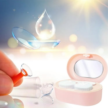 Naxoaeo Contact Lens Cleaner Machine, Portable Ultrasonic Contact Lens Cleaner, Fit Disposal Soft Lens, Colored Contact Lens, RGP Lens and OK Lens -Travel & Home