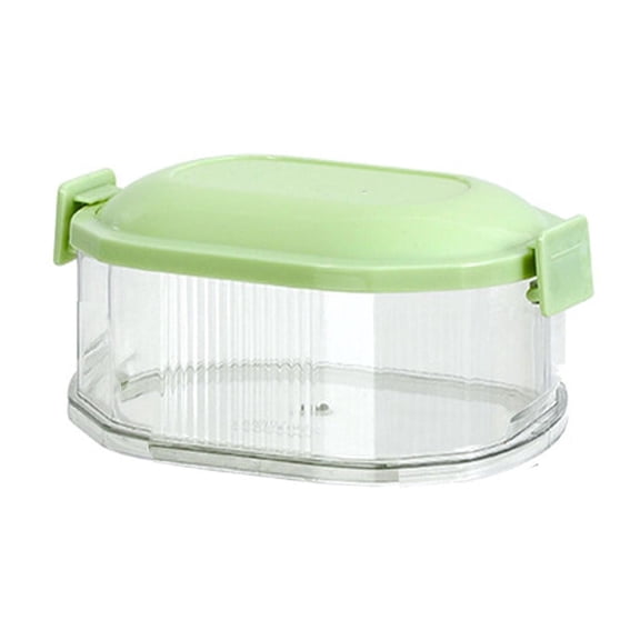 Naxoaeo Fresh Produce Saver for Refrigerator, Food Fruit Lettuce Keeper Containers, Salad Vegetable Storage Organizers Stackable, BPA-free Stay Fridge Storage Containers