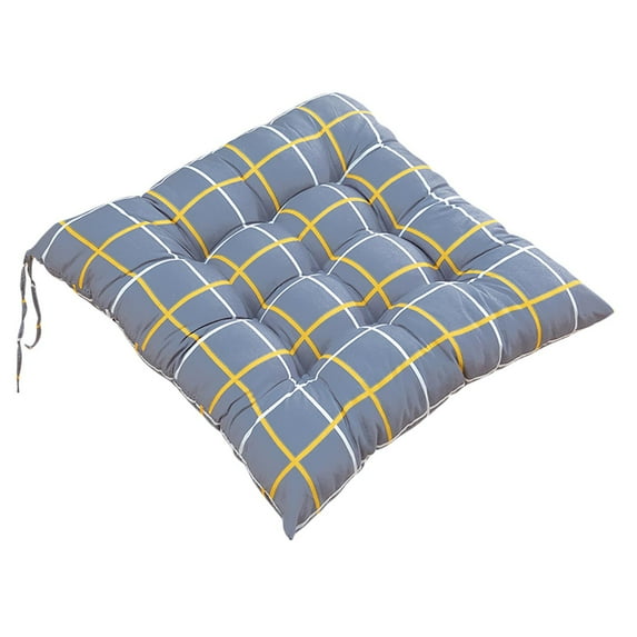 Naxoaeo Patio Square Chair Cushions 16"x16" with Ties, Waterproof Weather Resistant Indoor/Outdoor Universal Corner Seat Cushion, for Garden Dining office