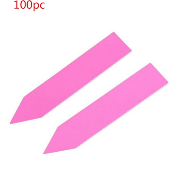 Naxoaeo Plant Labels 100Pcs Plastic Plant Name Tags for Seedlings Garden Labels Markers Nursery Plant Tags Seed Labels Plant Label Stakes with Permanet Marking Pen Plant Markers