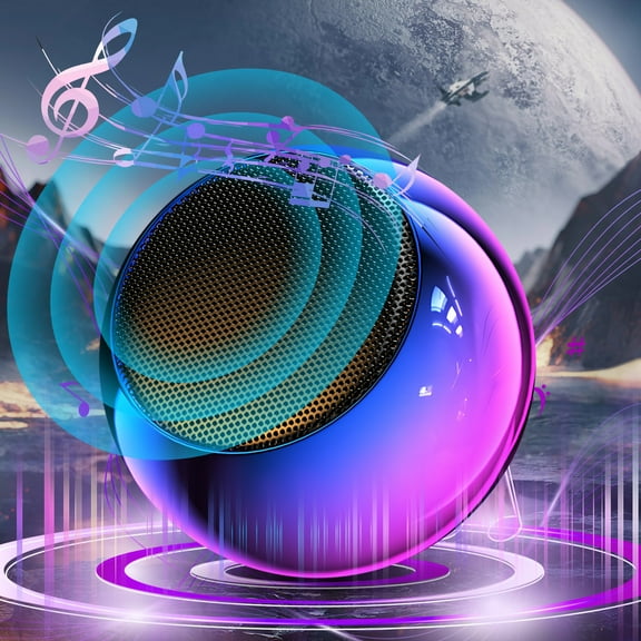 Naxoaeo Portable Bluetooth Speaker, Wild Mini Rugged Travel Outdoor Speaker, Wireless Waterproof IPX5 with Flashlight, Stereo Sound, Metal Wild Look, for Adventure, Camping, Hiking